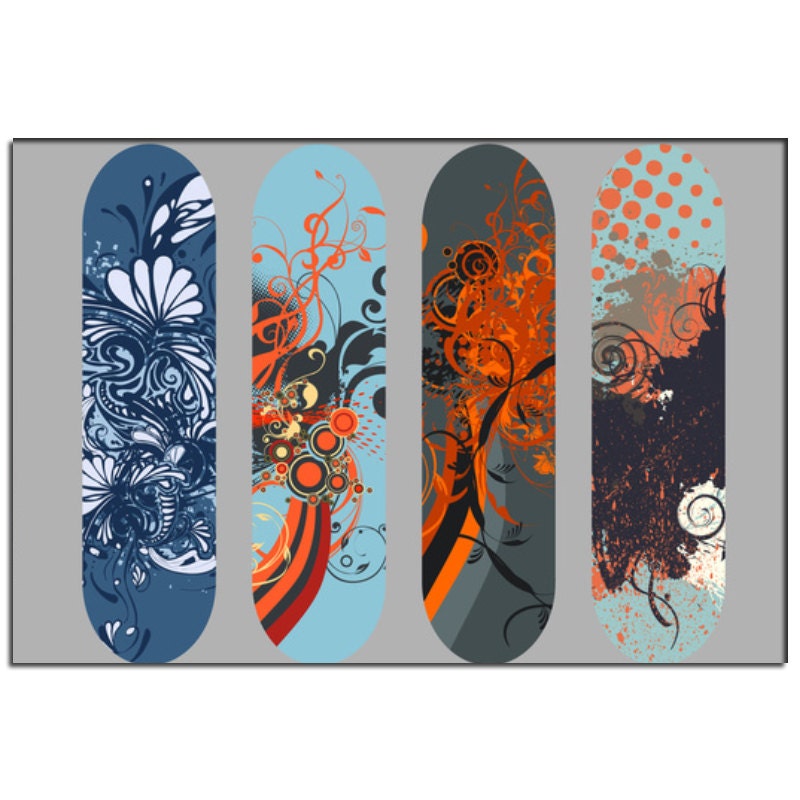 Skateboard Decks Skateboard Rug from by SkateboardBedding on Etsy