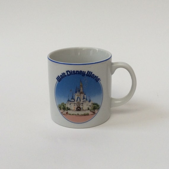 Items similar to Vintage Walt Disney World Cinderella Castle Mug - Made ...