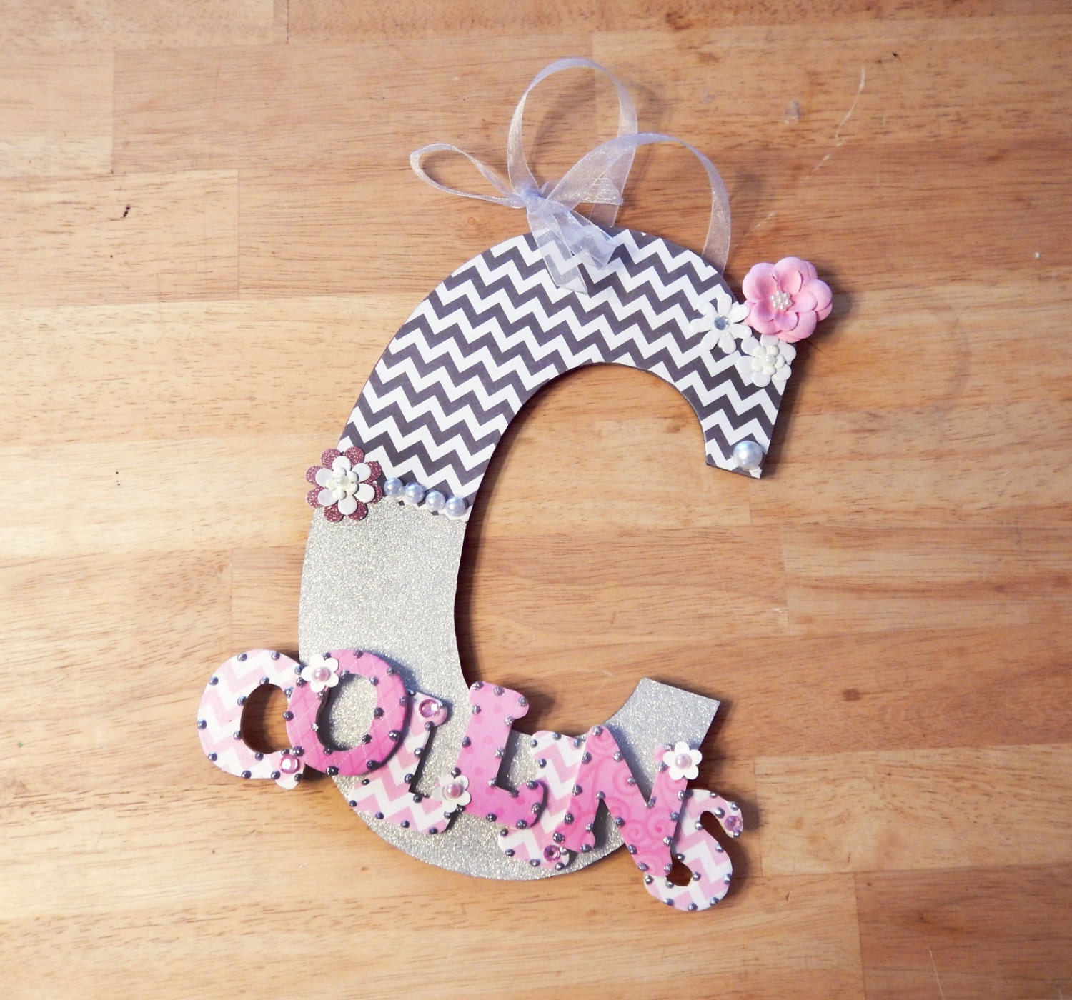 Custom Letters Custom Wood Nursery Letters by LybelleCreations