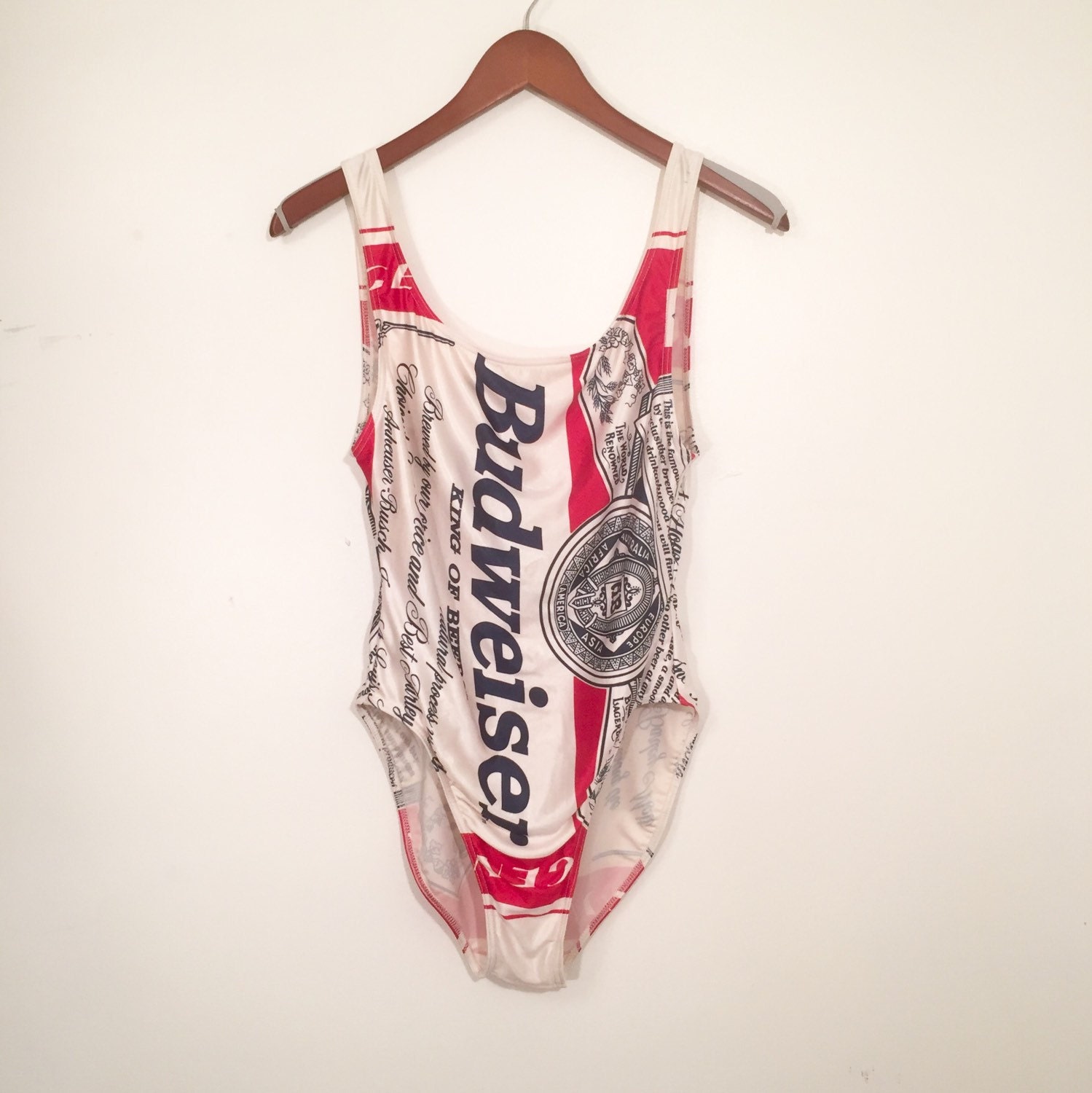 budweiser one piece bathing suit