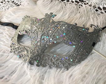 Silver Masquerade Mask