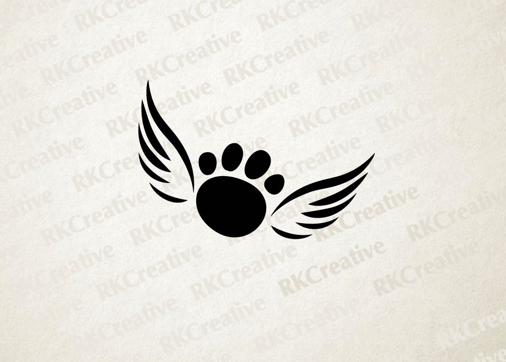 Download Pet loss paw print svg rainbow bridge svg dog loss by ...