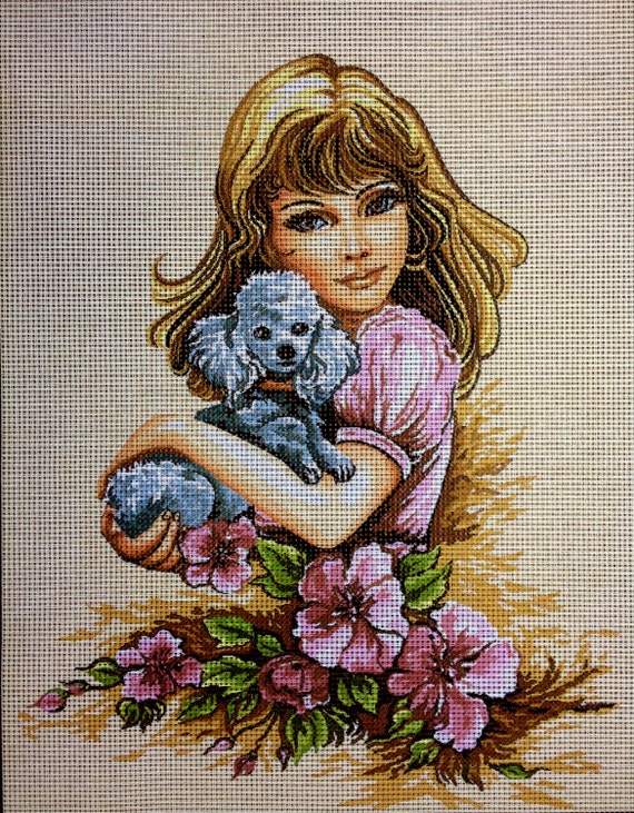 Tapestry Gobelin Needlepoint Kit Sweet girl