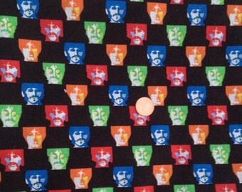 The BEATLES 2009 John Lennon, RIngo, Paul, George ~ 100% Cotton Fabric Fat QUARTER/ FQ or 1/2 Yard....for Quilting & Crafts
