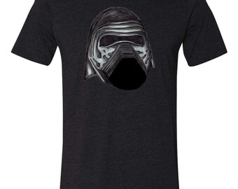 Star Wars Shirt - KYLO REN - First Order - Sith - The Force Awakens - Dark Side - Unisex Adult T-Shirt - Star Wars Clothing - Tops and Tees