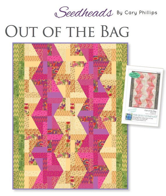 Out of the Bag Quilt Pattern Karen Montgomery Fat Quarter