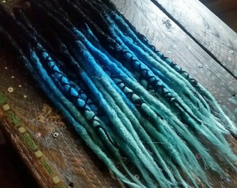 Create your own CUSTOM 1/4 set // multi-color or ombre style // synthetic dreads // dread extensions // please read full listing