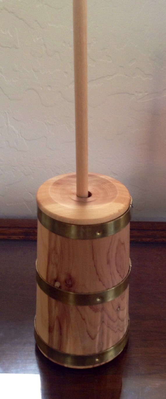 Small Wooden Butter Churn Barrel Style