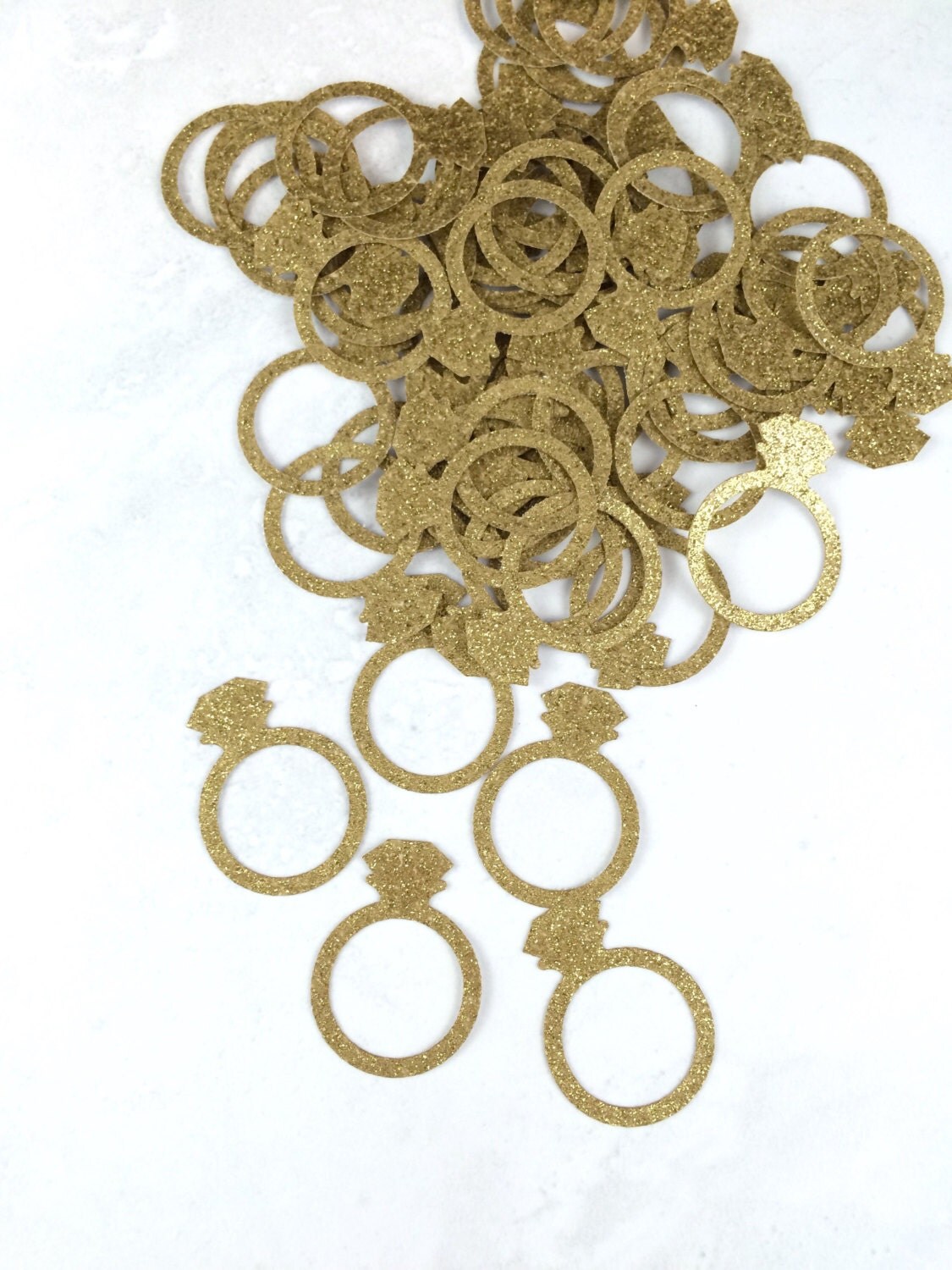 Ring Confetti Engagement Ring Engagement Party Decorations