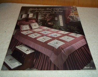 Appalachian Trail Wildflowers for Counted Quilting by Graphic Needle Arts, Book 12, 1981