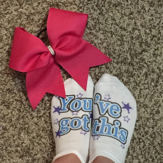 Items similar to Custom cheer socks. Perfect gift for the cheerleader