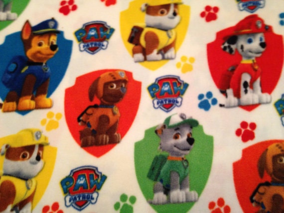 Paw Patrol Fleece Standard Crib Sheet Mini Crib Sheet