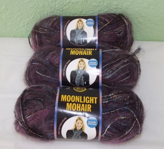 Purple Mountain Moonlight Mohair Yarn Color 206 Mohair
