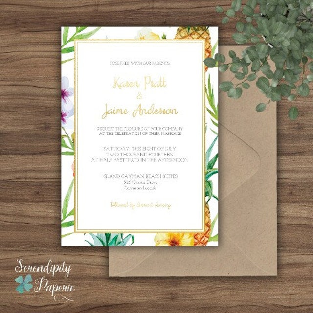 Wedding Stationery Printable Art by SerendipityPaperieCo