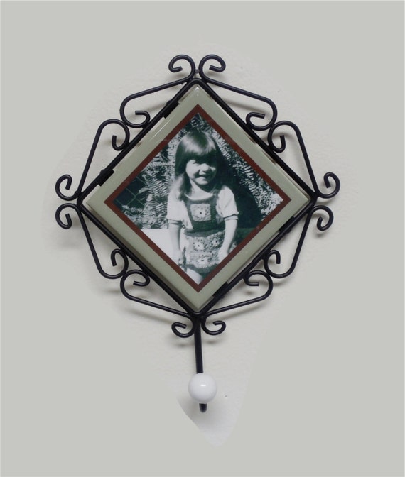 Items similar to Beautiful Wall Hanging Iron Picture Frame Vintage