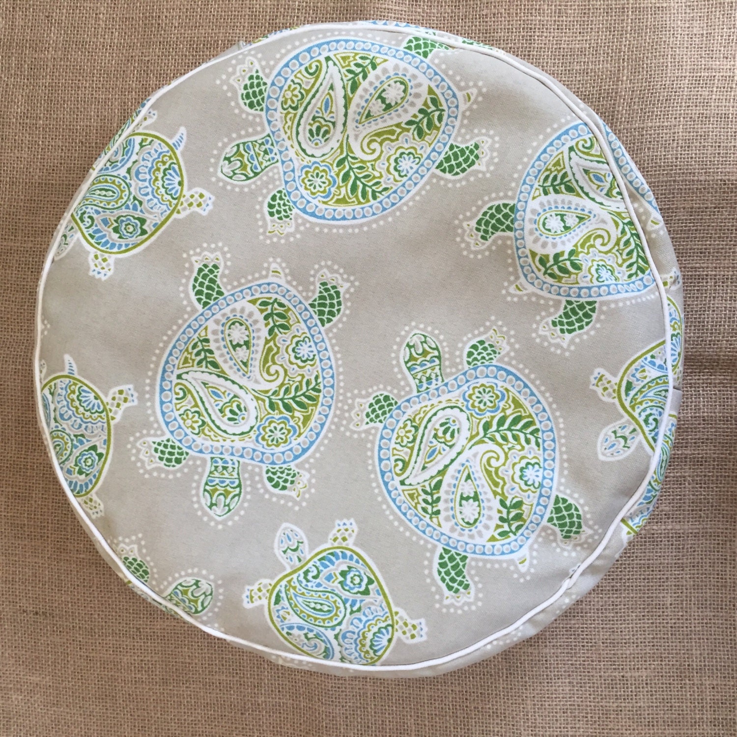 Meditation Cushion Floor Cushion Zafu Yoga by ZenTreasuresYoga