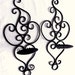 Wrought Iron Candle Wall Sconces Garden Candle Wall Sconce Wrought Iron Candle Wall Sconces Garden Candle Wall Sconce on Wrought Iron Outdoor Candle Sconces id=46761