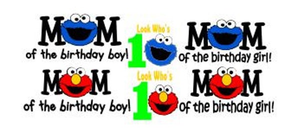 Download Elmo and Cookie Monster 1st Birthday Set SVG by ...