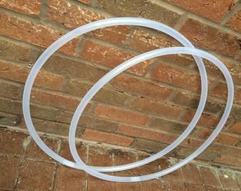 Natural 5/8 Polypro Mini Double Poi Hula Hoops (2 hoops)