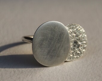 Handmade silver ring for woman