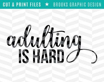 Unique adulting is hard related items  Etsy