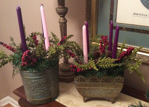 Rustic Advent Wreaths