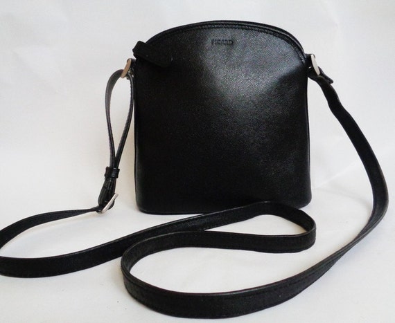 Picard Cross Body Black Leather Bag Picard Purse Long Strap