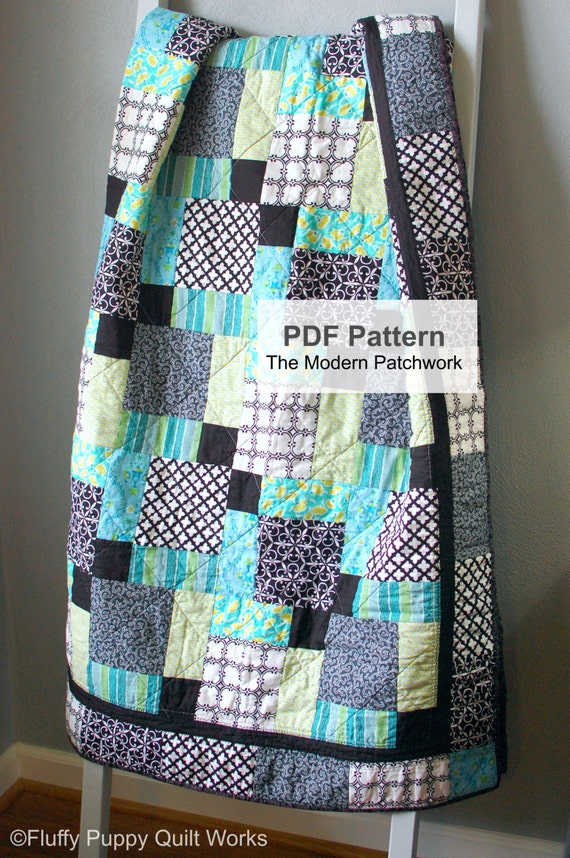 PDF Quilt Pattern Quilt Pattern Lap Quilt Pattern PDF Twin