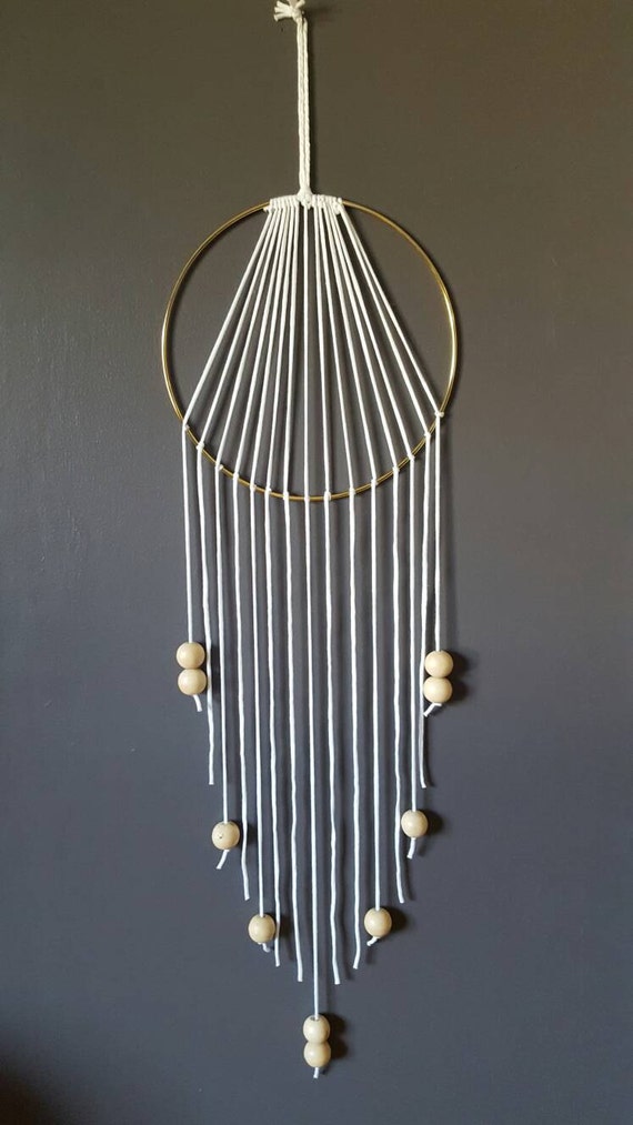 Modern macrame dream catcher