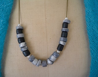 Necklace beads polymer clay