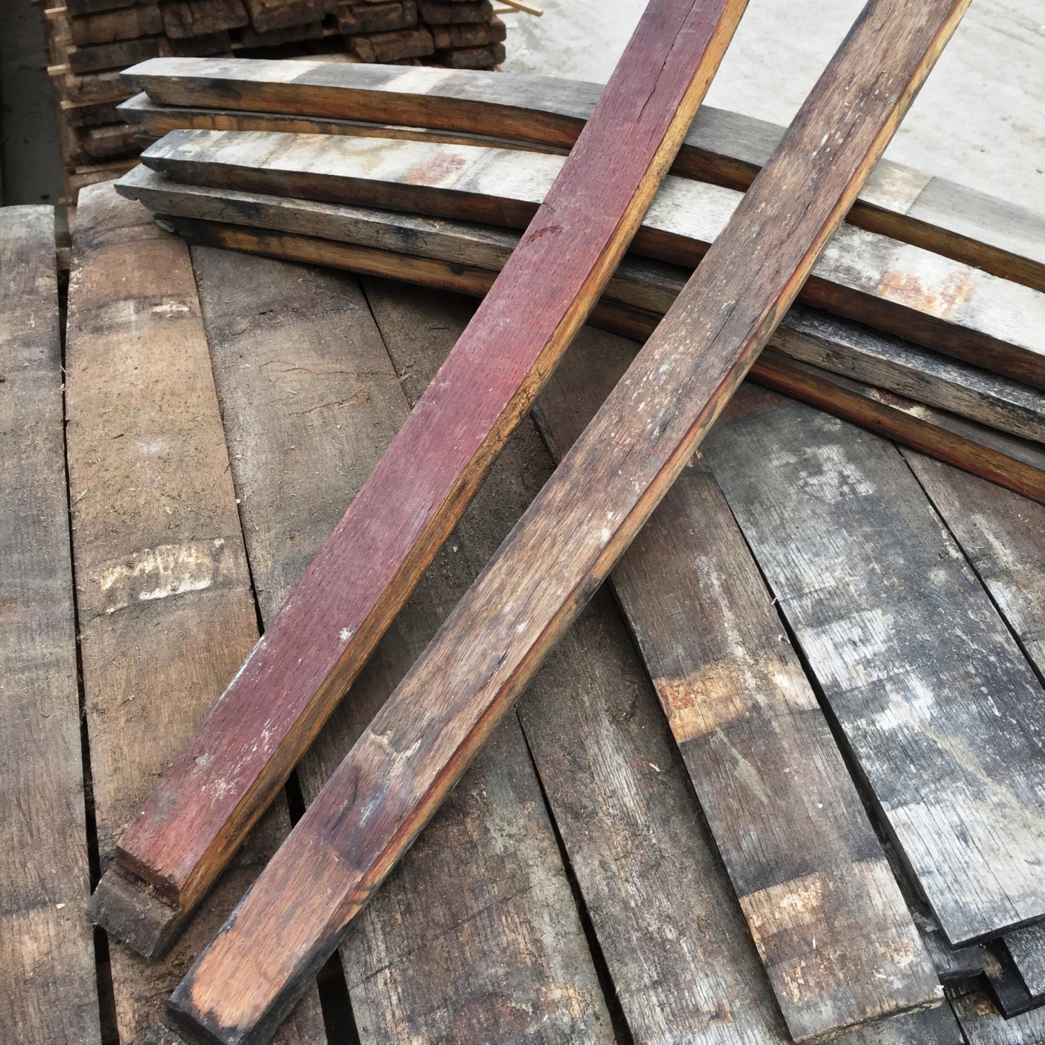 Wine Barrel Staves 21 Barrel Lots