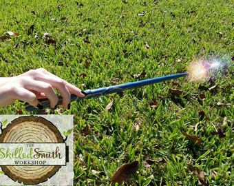 Wand/Wood wand/costume wand/Halloween wand/Harry Potter wand/LOTR wand/ Fairy Wand/magic wand/ Fairie/ hand turned wand/ Renfair