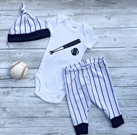 Baseball Newborn baby coming home outfit baby shower gift