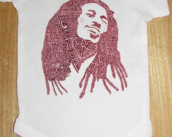 BOB MARLEY Creeper or Toddler Tee, Unisex baby, Unisex kids clothes, Baby Shower gift, Band T-Shirt, Bob Marley Shirt, Band Tee