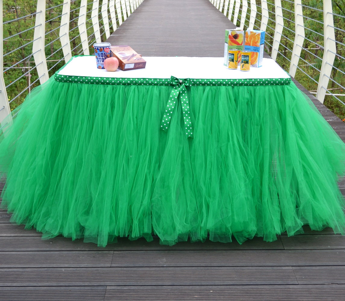 Tutu Table Skirt in handmade