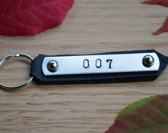 007 keychain. James Bond. Fathers day.