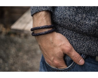 leather bracelet, mens leather bracelet, mens jewelry, leather wristband, unisex bracelet, best gift, armband herren
