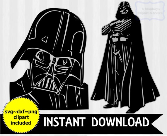 Darth Vader svg Star Wars SVG Darth Vader clipart by 5StarClipart