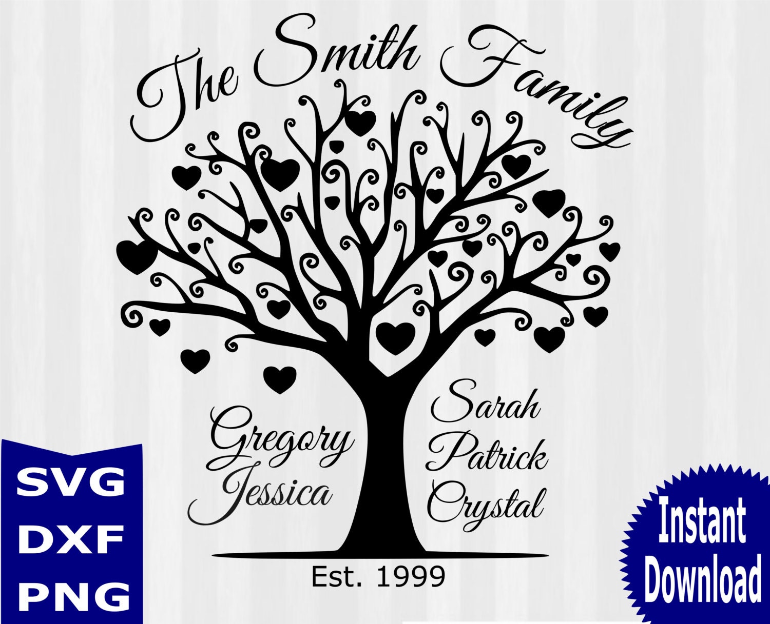 Free Free 298 Free Family Tree Svg Cut File SVG PNG EPS DXF File