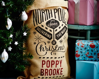 The Grenville Personalised Christmas Sack
