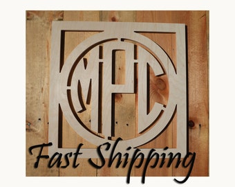 Wooden Wall Monogram, Home Decor, Wooden Monogram, Wall Art, Initial monogram,Wedding Decor, Any Size