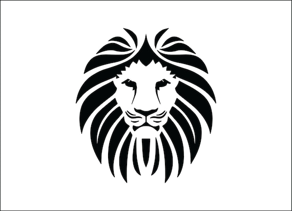 Download Tribal lion head digital download animal svg dxf eps ai