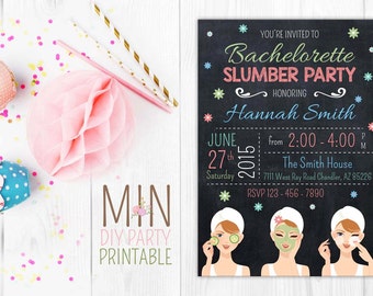 Bachelorette Slumber Party Invitations 5