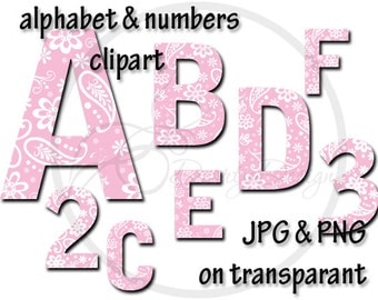 Alphabet clipart Doodles fonts, alphabet letters, letters and numbers clipart, Alphabet stencils, Scrapbook supplies, Alphabet set