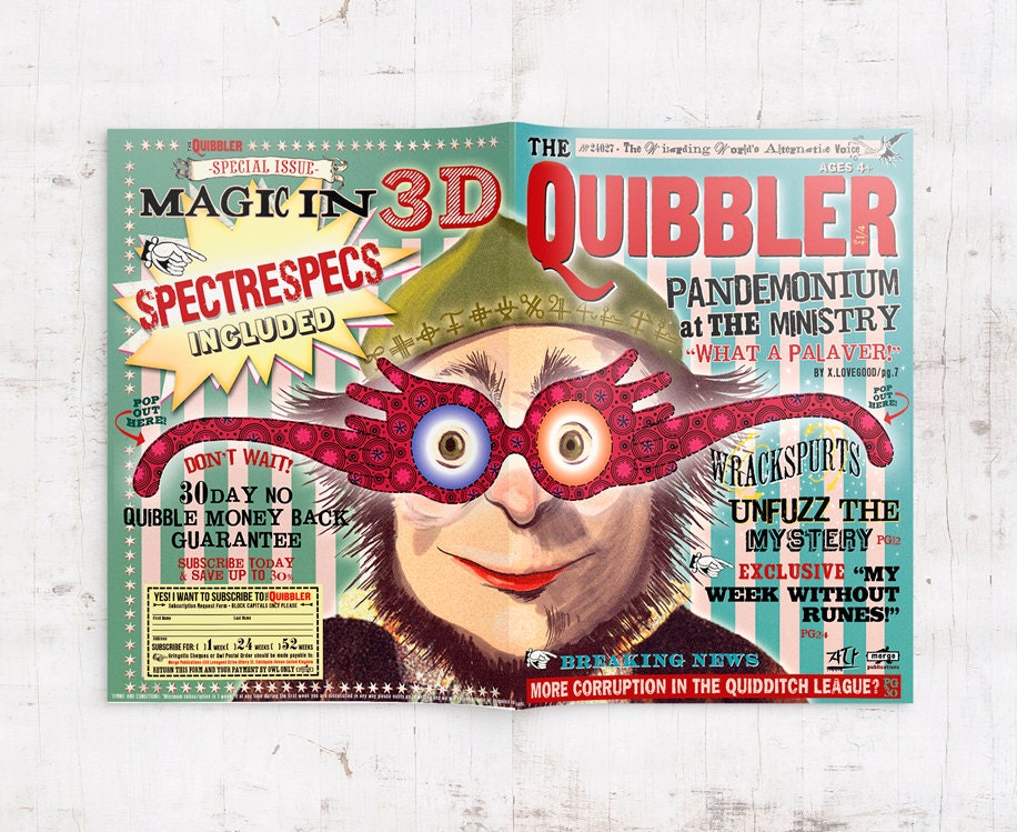 The Quibbler Magazine from Harry Potter
