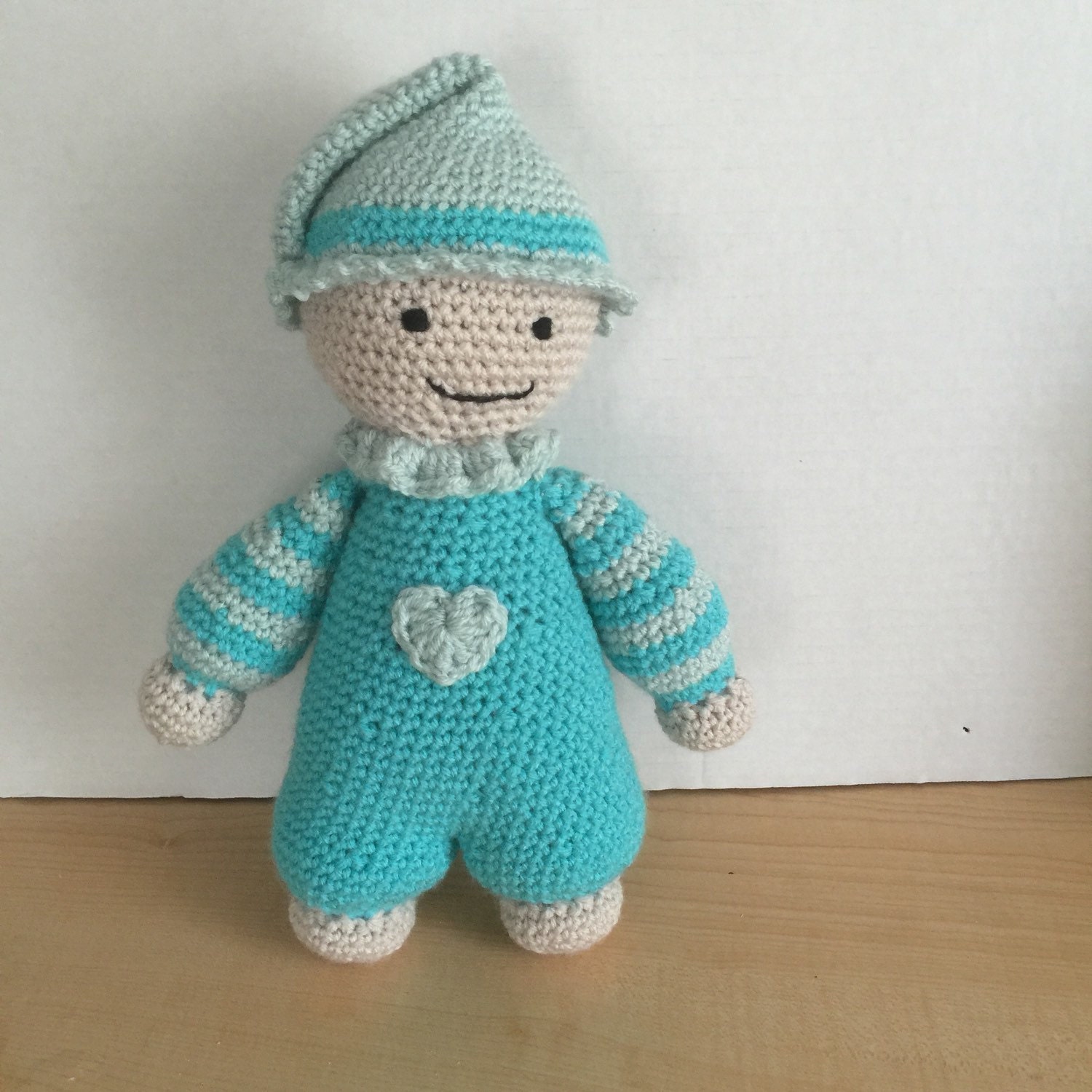 Crochet Baby Doll Amigurumi Soft Cuddle by HookedWithYarnShop