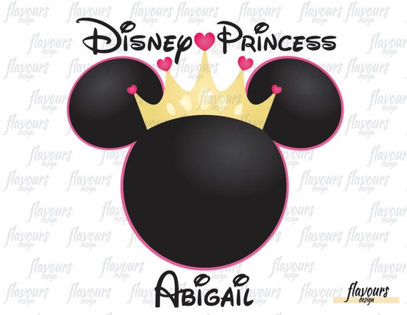 minnie mouse princess crown instant download printable