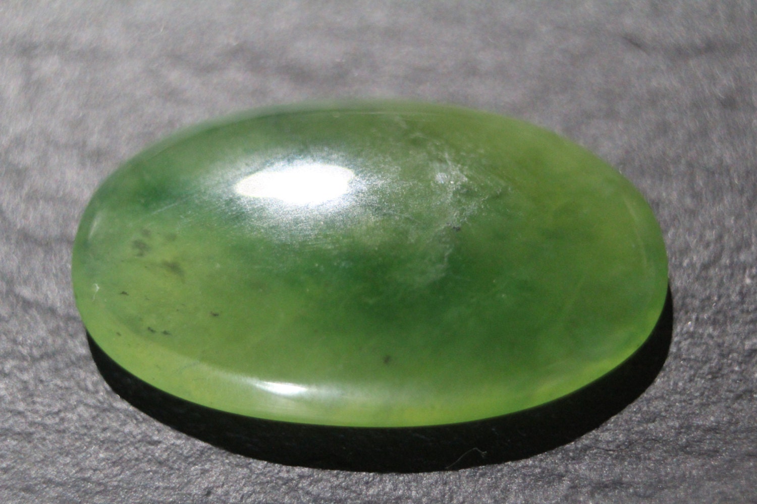 Beautiful Rare Hydro Grossular Garnet 11.3cts. Polished Oval Green ...