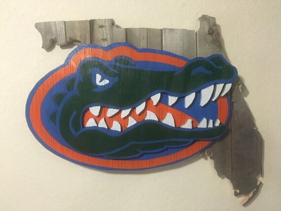 Florida Gators Wall Art Decor by LangfordsWoodland on Etsy