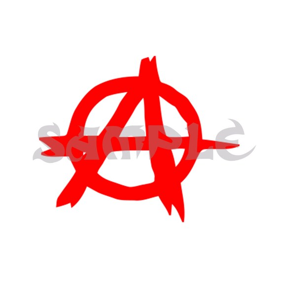 Anarchy Symbol SVG &amp; EPS Files For Cutting by DamonstrasGraphics